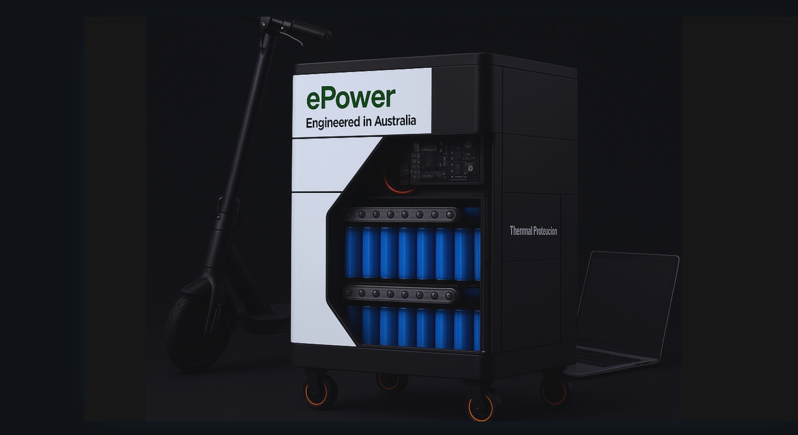 ePower portable power station with accessories – engineered in Australia